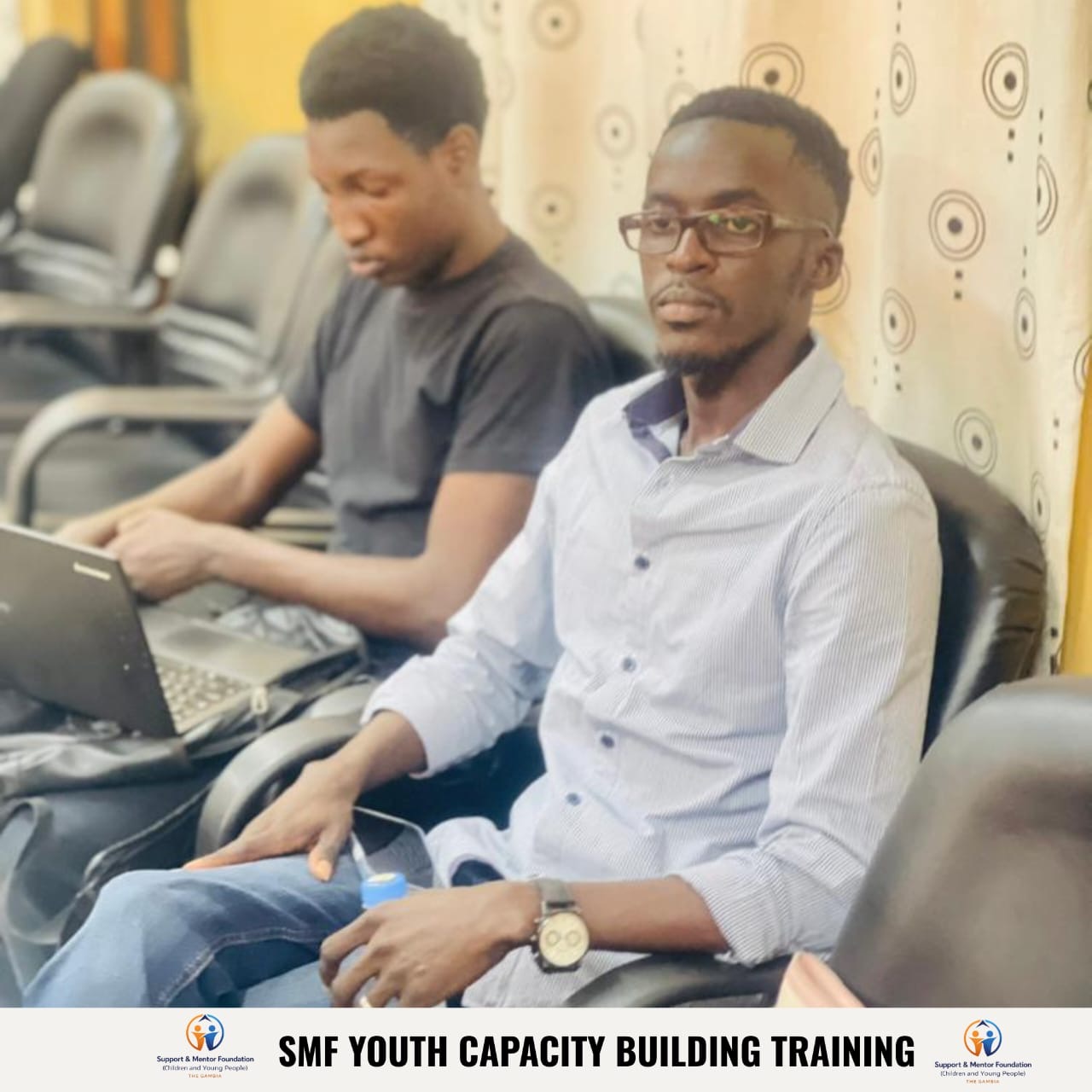 Trainer engaging the room