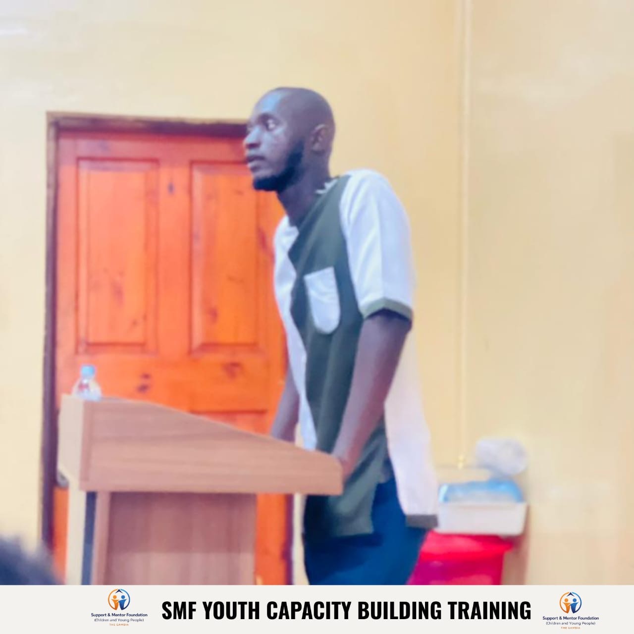 Young participants listening